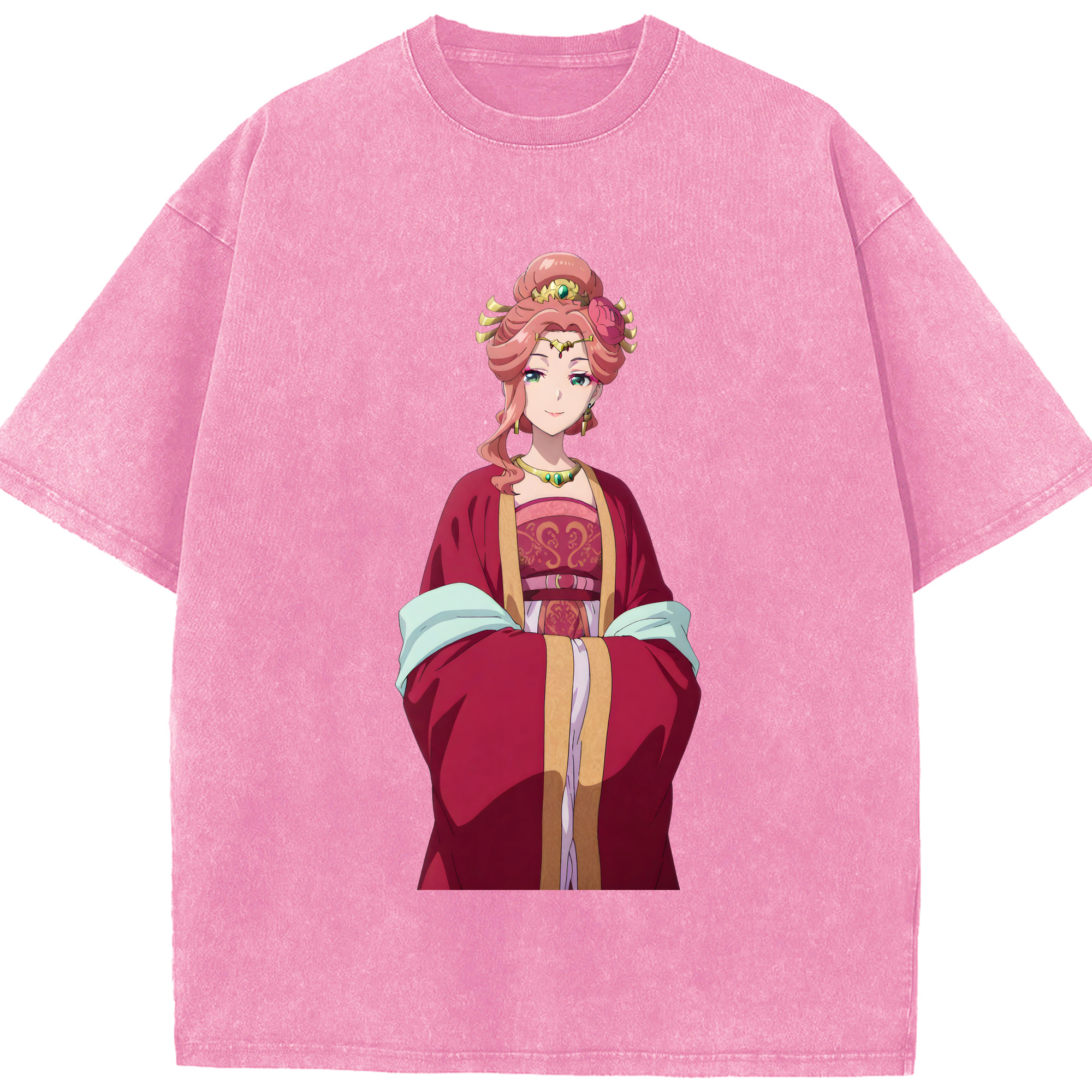 （画像用） 薬屋のひとりごと The Apothecary Diaries 綿100% ヴィンテージ風 半袖Tシャツ（フロントプリント）